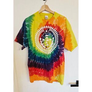 Port and company tshirt size Large tribal graphic tiedye